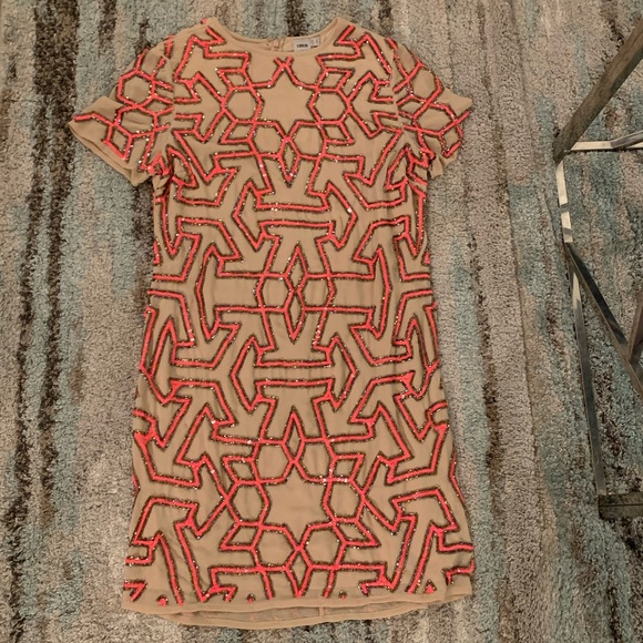 ASOS Sequin Lattice Shift Dress - Picture 1 of 8